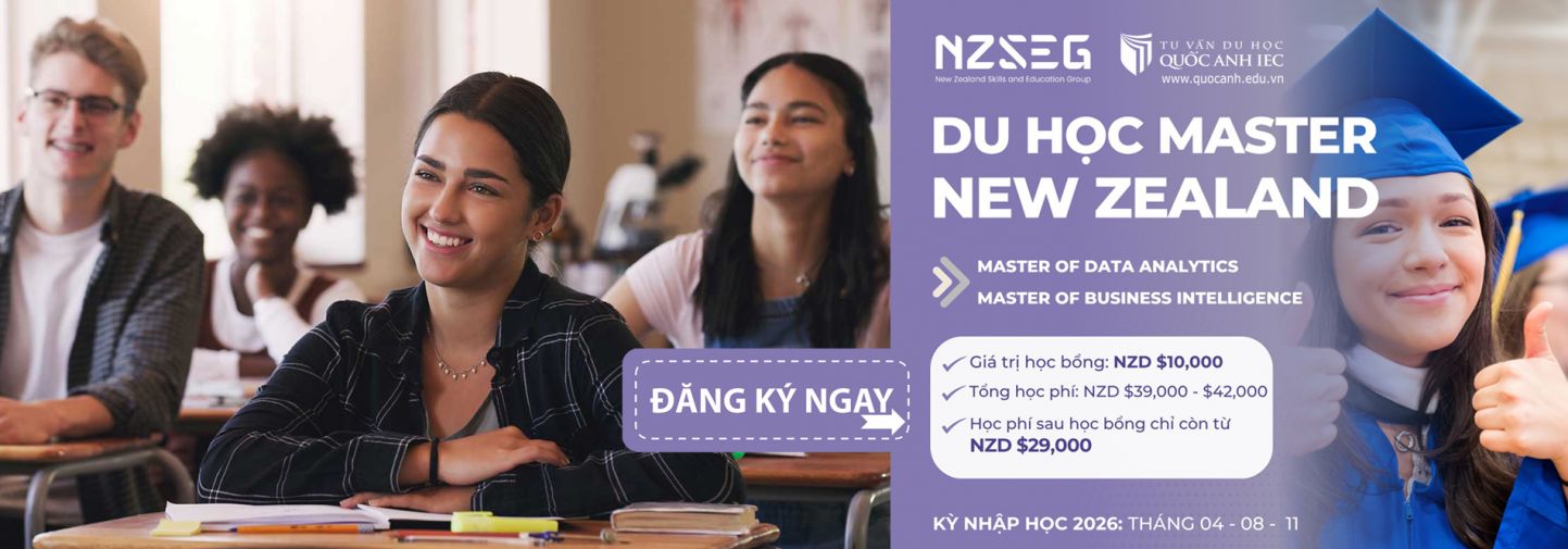 HỌC BỔNG NZD $10,000 - 2 CHƯƠNG TRÌNH THẠC SĨ HOT 2026 TẠI NZSEG