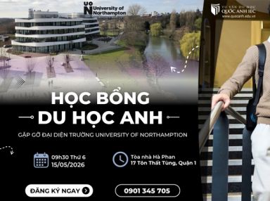 Gặp đại diện University of Northampton - Cập nhật học bổng du học Anh 2026