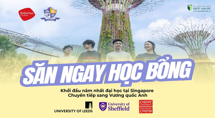 Chỉ 5 suất học bổng 40% - Lộ trình vào thẳng year 2 các Đại học Russell Group từ Singapore! 