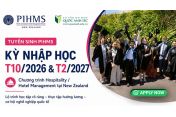 Tuyển sinh các kỳ nhập học T10/2026 & T2/2027 tại PIHMS