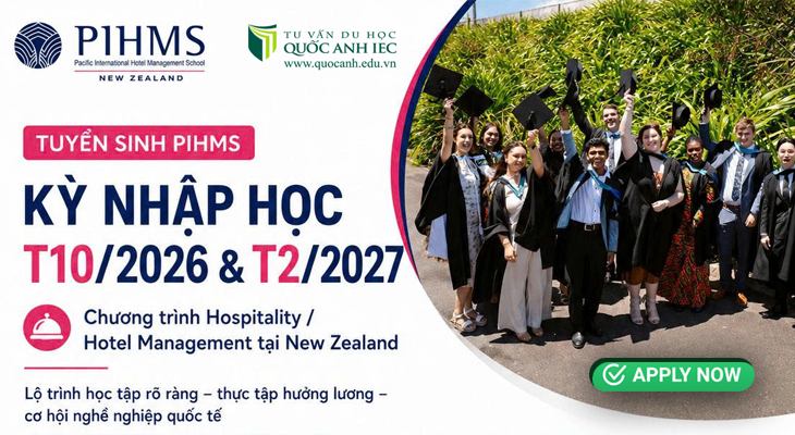 Tuyển sinh các kỳ nhập học T10/2026 & T2/2027 tại PIHMS