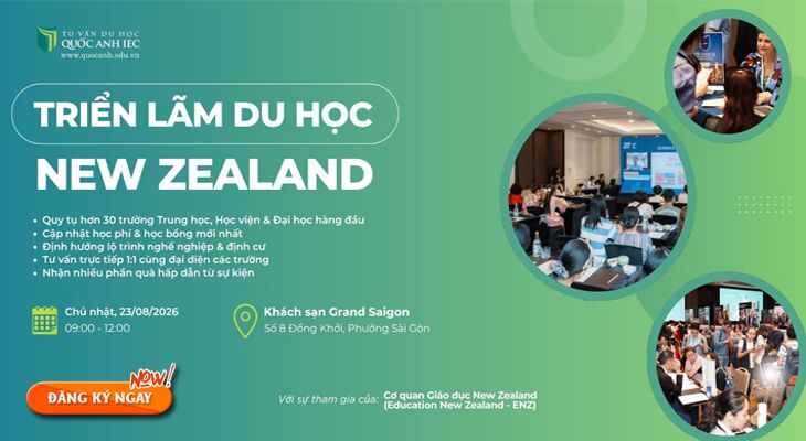 Triển lãm Du Học New Zealand 2026 - Gặp gỡ hơn 30 trường hàng đầu