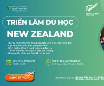 Triển lãm Du Học New Zealand 2026 - Gặp gỡ hơn 30 trường hàng đầu