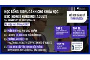 Học Bổng 100% toàn phần Ngành điều dưỡng tại UK