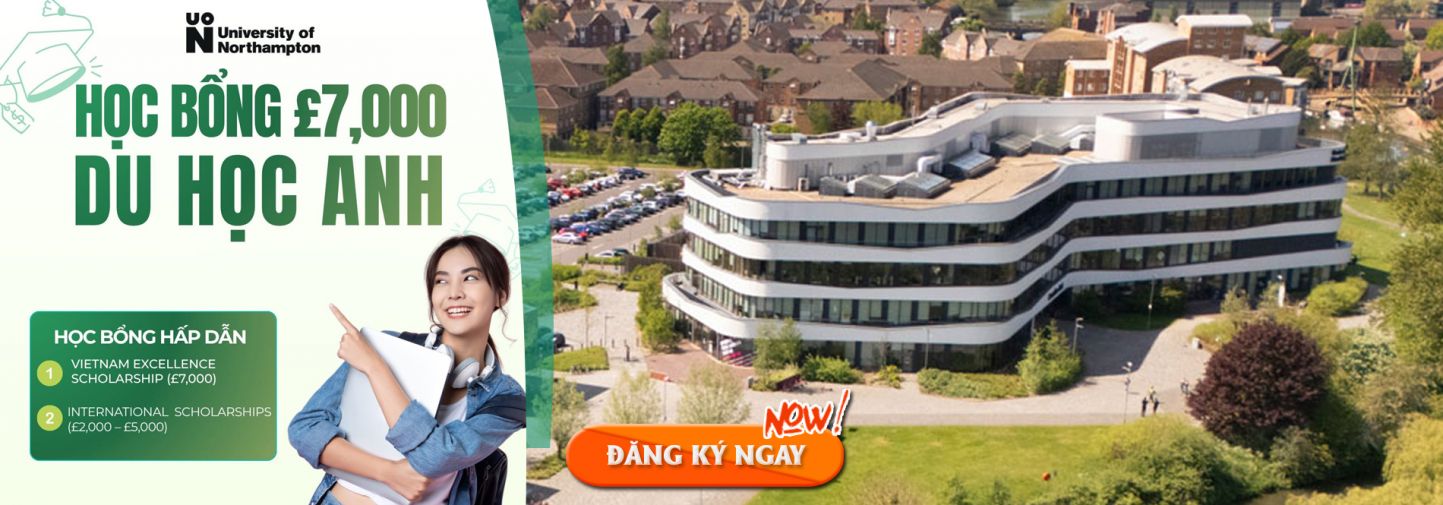 HỌC BỔNG DU HỌC ANH LÊN TỚI £7,000 CHO KỲ THÁNG 01/2027