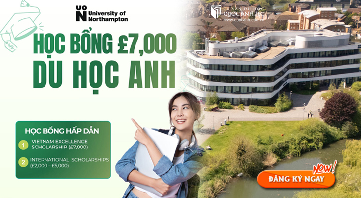 Học Bổng du học Anh Lên Tới £7,000 cho kỳ tháng 01/2027