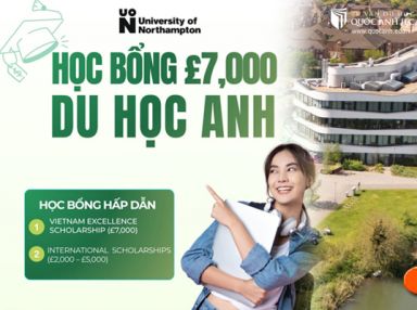 Học Bổng du học Anh Lên Tới £7,000 cho kỳ tháng 01/2027