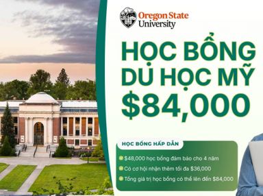 Oregon State University - Học bổng lên đến $84,000 cho sinh viên Việt Nam