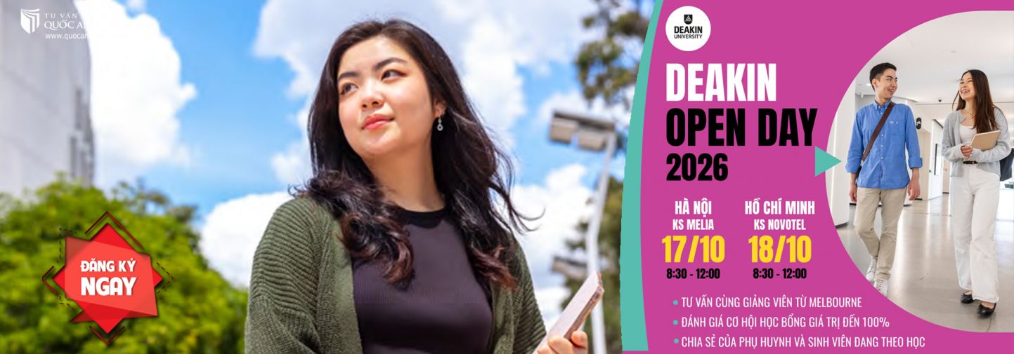 DEAKIN UNIVERSITY OPEN DAY 2026 | GẶP GỠ ĐẠI DIỆN ĐẠI HỌC DEAKIN - ÚC TẠI VIỆT NAM 