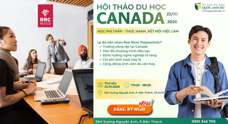 Hội thảo du học Canada: Học thực tiễn - Xây nghề vững chắc 